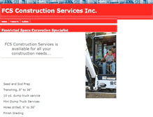 Tablet Screenshot of fcsconstructionservices.com